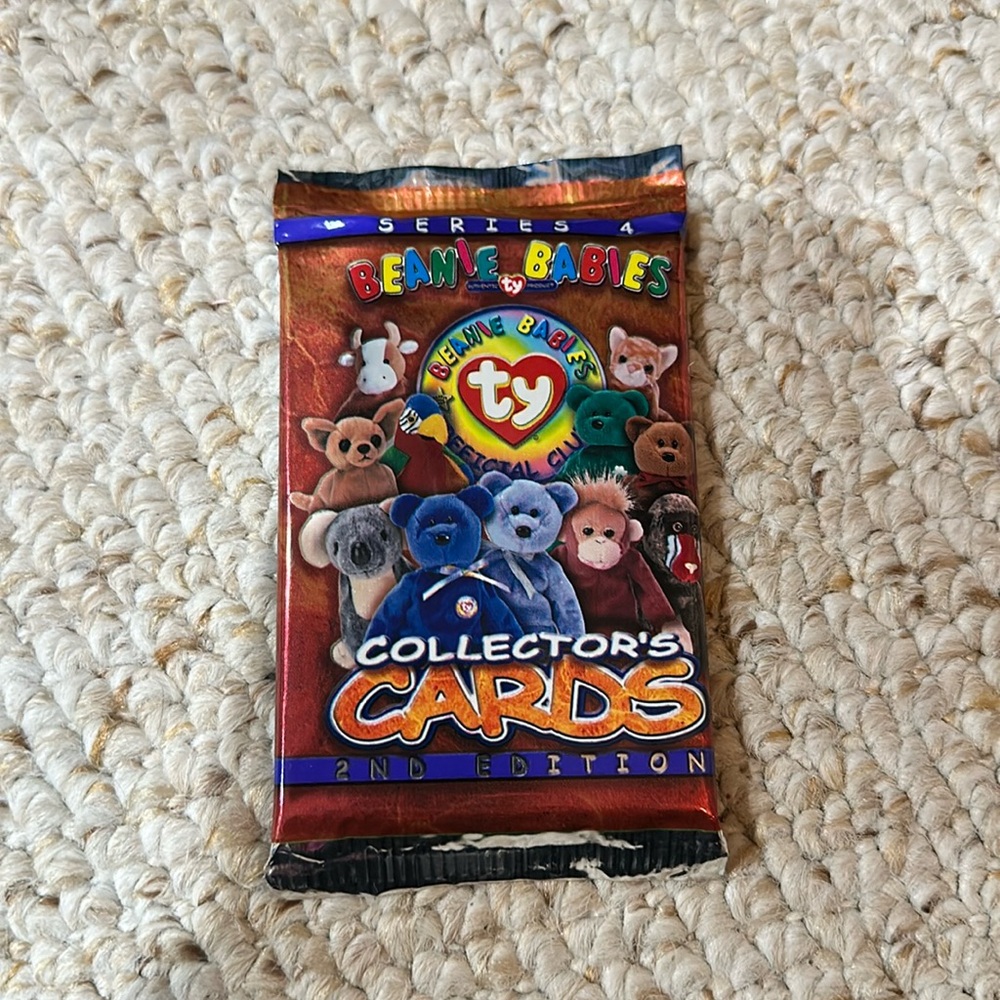 Ty beanie babies collectors card 2nd edition